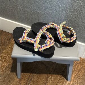 Colorful Strappy Teva Sandals